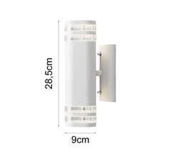 Outdoor Wall Lights Mains Powered/Modena Wall Light Double Up Down/2 x 35 W GU10 Max Wall Lamp