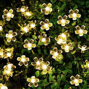 Solar Flower String Lights – 6.5m (21ft), 30 LED Warm White
