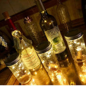 Bottle and Wine Cork Fairy Lights