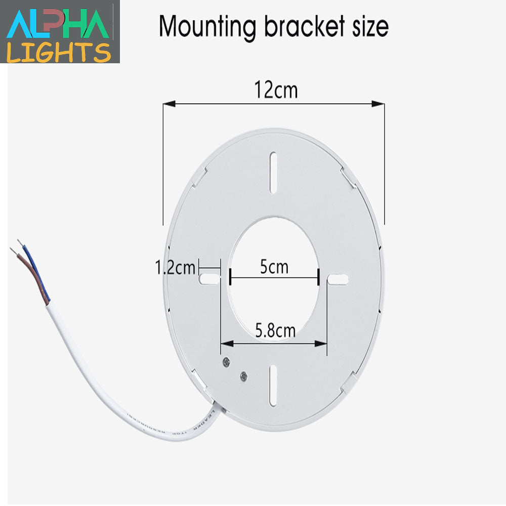 48W LED Panel Ceiling Light – 20 Inch Flush Mount White Fixture for Kitchen, Bedroom & Living Room