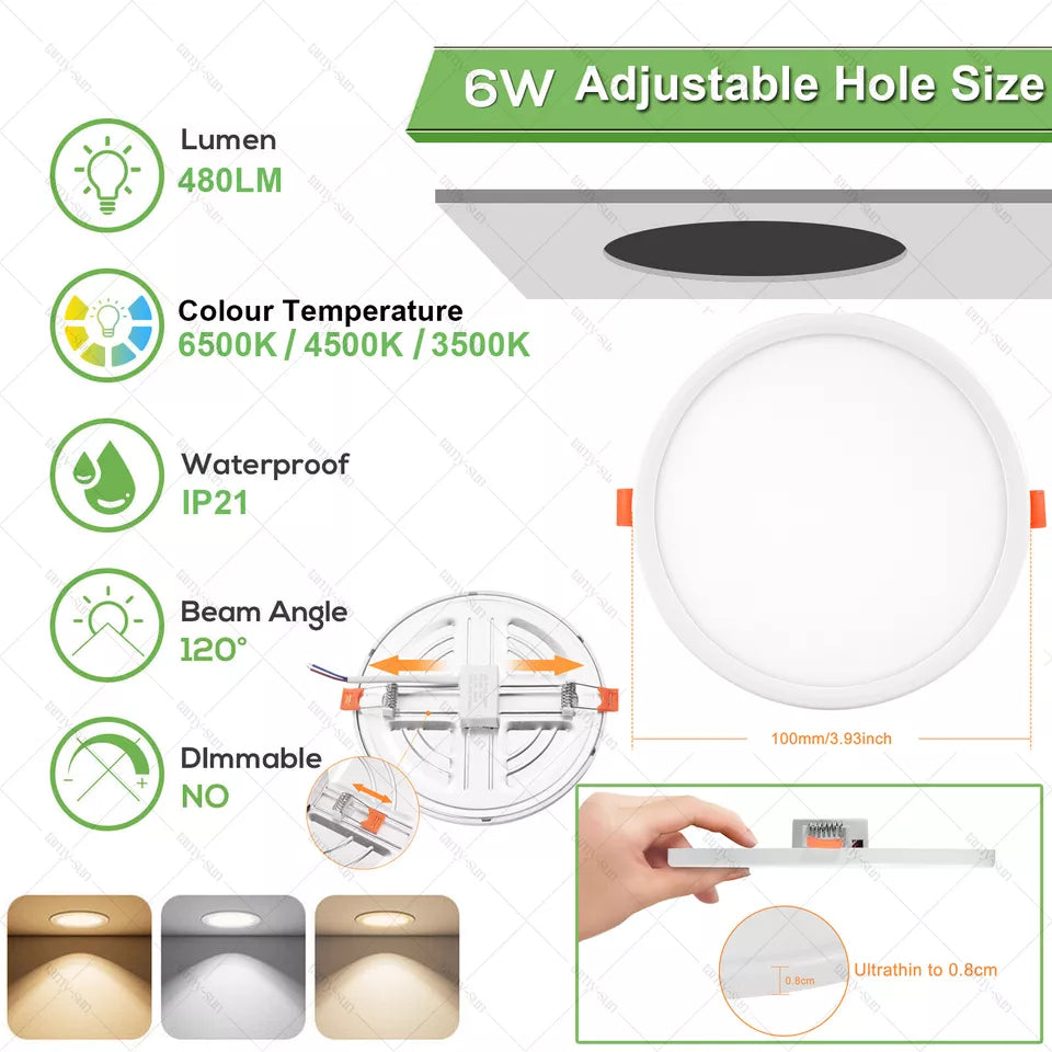 LED Round Ceiling Light – Energy Efficient Indoor Downlight