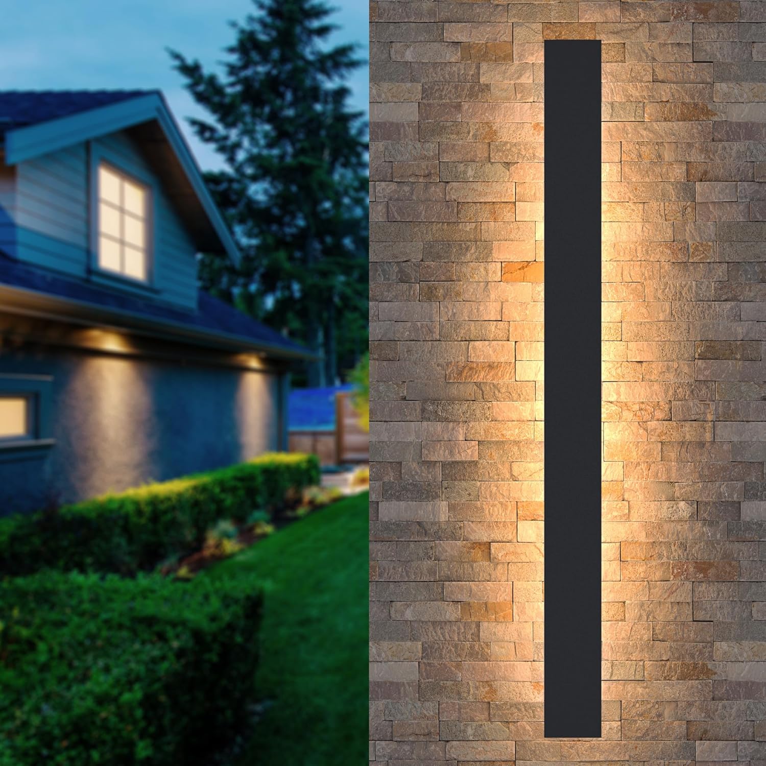 Modern Indoor Outdoor LED Wall Light