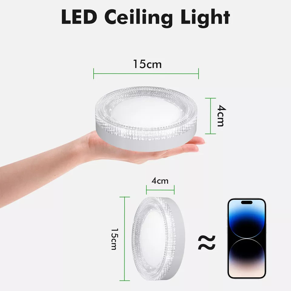 LED Round & Square Ceiling Light – 12W-48W, IP44