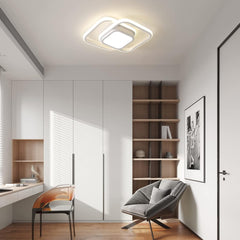 Modern Ceiling Lamps Acrylic Light Fixture Unique Geometric Saving Lamp Ceiling for Hallway