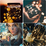 6-Pack 2M 20 LED Copper Wire Fairy String Lights