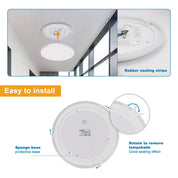Modern Round LED Ceiling Light – 12W/18W, Waterproof, 6500K
