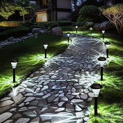 Solar Garden Lights Outdoor – 8 Pack Waterproof Pathway