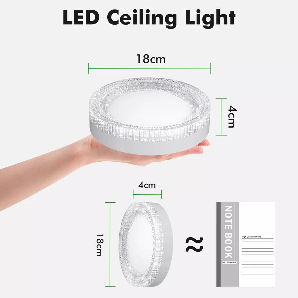 LED Round & Square Ceiling Light – 12W-48W, IP44