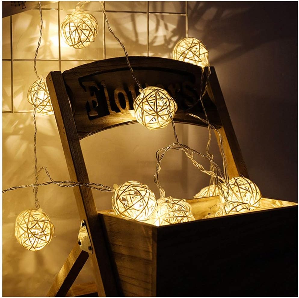 Clerance Sale - Rattan Ball Fairy Lights