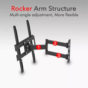 32"-65" Heavy Duty Tilt Corner TV Mount Flexible Full Motion Swing Arm Bracket