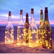 Bottle and Wine Cork Fairy Lights