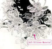 Solar Flower String Lights – 6.5m (21ft), 30 LED Warm White