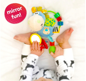 Playgro Horse Soft Baby Rattle Toy – Sensory, Teething & Activity Gift