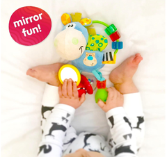 Playgro Horse Soft Baby Rattle Toy – Sensory, Teething & Activity Gift