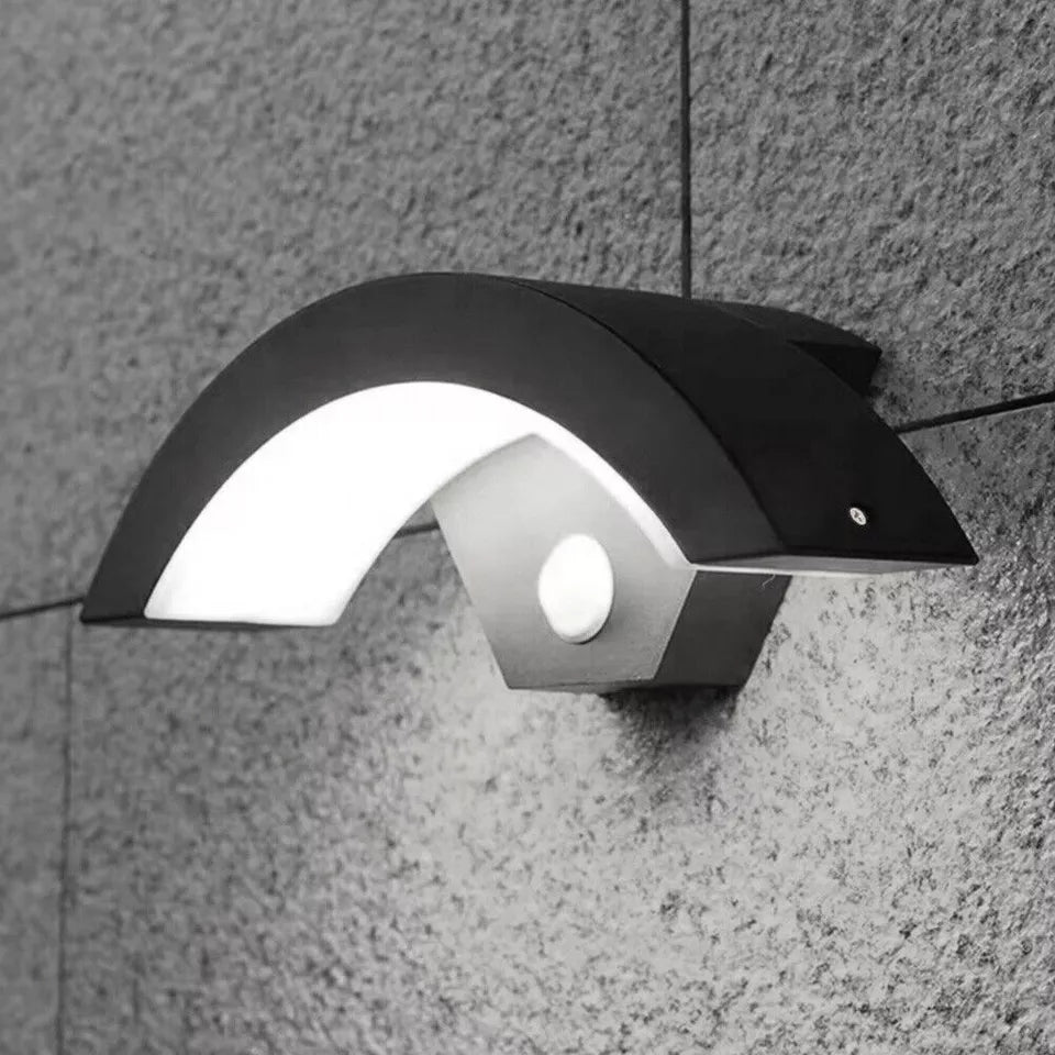 Modern Outdoor LED Wall Light with Motion Sensor