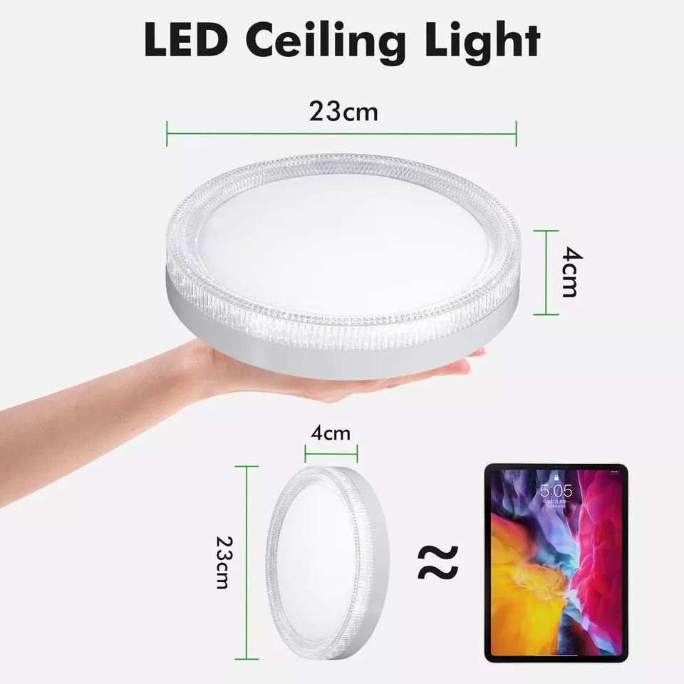 LED Round & Square Ceiling Light – 12W-48W, IP44