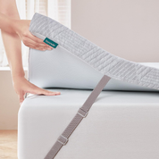 Luxury Double Mattress Topper – Thick Soft Pad with Washable Bamboo Fibre Cover