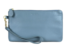 Genuine Leather Wristlet Clutch Wallet for Women – Card & Cash Organizer Purse