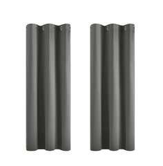 Light Grey Blackout Curtains 42x54