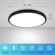 Round LED Ceiling Light Panel – Modern Waterproof Downlight