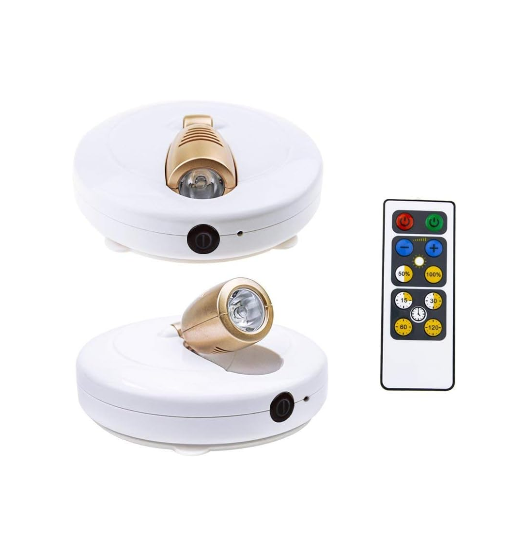 LED Spotlights Ceiling Light-Dimmable Uplight with Remote for Lighting up Painting Picture