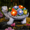 Eletorot Solar Turtle Garden Ornament – LED Outdoor Statue Gift for Mum, Nan & Grandma