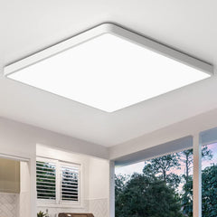 Wireless Motion Sensor Ceiling Light - Battery Powered, 80 LED, 400LM - Ideal for Bathroom, Garage, Hallway, Laundry, Stairs