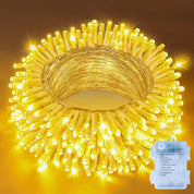 Battery Fairy Lights – 10m, 100 LEDs, 8 Modes, Timer, Waterproof Warm White