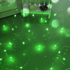 Green Fairy Lights, 5M 50 LEDs Battery Powered String Lights