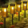 4-Pack Warm White Solar Garden Lights