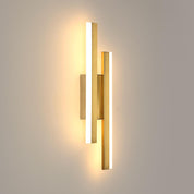 Gold LED Wall Light, 40CM Modern Warm White Sconce