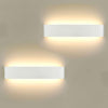 2 Pack White Up Down Wall Sconce