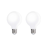 G80 E27 LED Bulb 5W 220V Cool White Glass Light, Energy Saving Decorative Globe Lamp for Home and Office