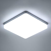 36W Square LED Ceiling Light, 6000K Cool White, Ultra Bright Flush Mount Ceiling Light for Bedroom, Kitchen, Hallway, Living Room & Office