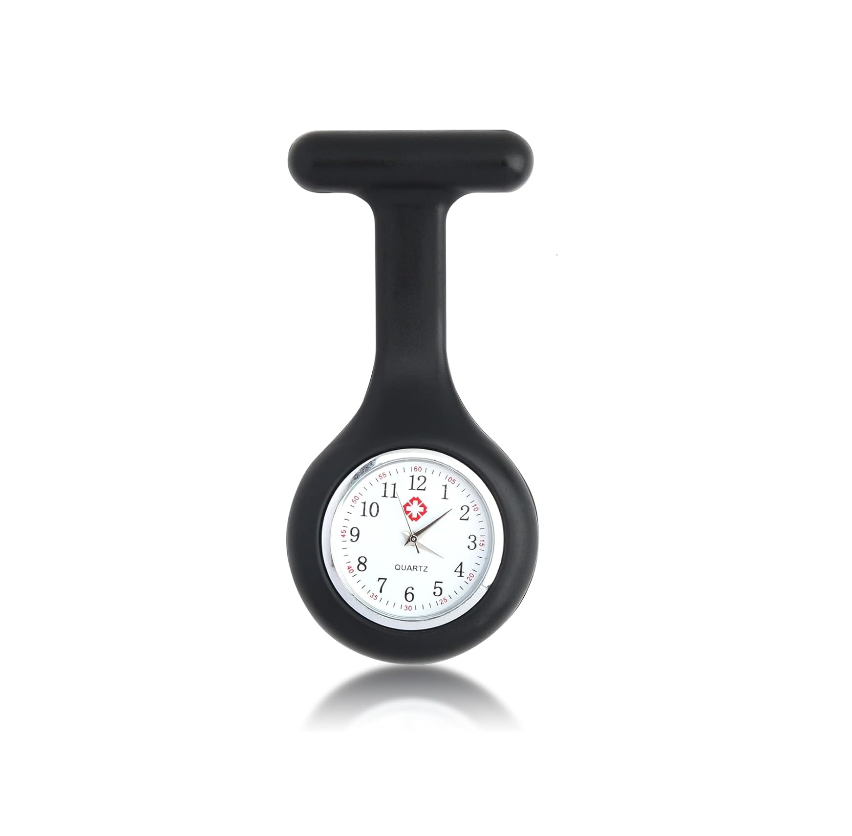 Nurse Brooch Fob Watch with Pin, Medical Pocket Clock for Doctors & Nurses