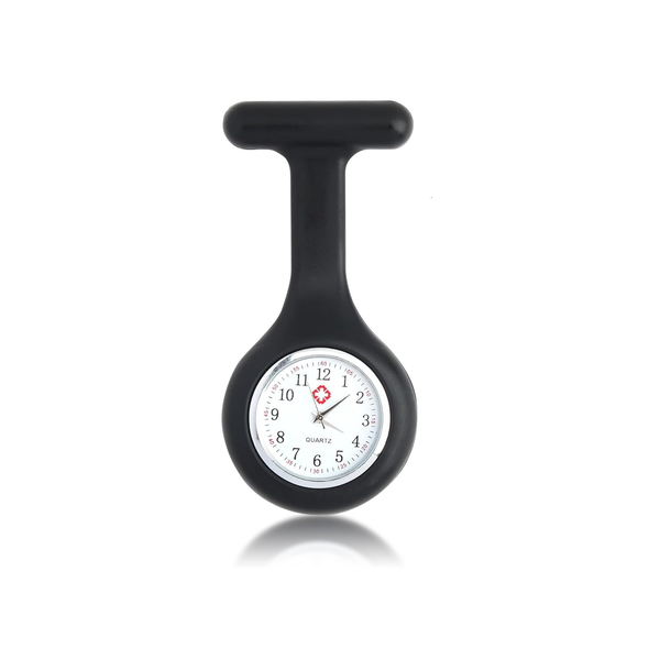Nurse Brooch Fob Watch with Pin, Medical Pocket Clock for Doctors & Nurses