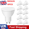 10x LED GU10 Light Bulbs 5W/7W – Energy-Saving 120° Spotlight, Warm White, Cool White, Daylight