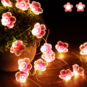 Battery Operated pink fairy lights