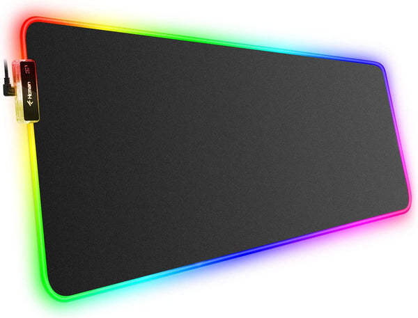 RGB Large Gaming Mouse Mat, XXL Mouse Pad 800×300×4mm, PC Gaming Accessories Mousepad, Keyboard Desk Mat for Computer Gamer