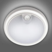 12W LED Ceiling Light with Infrared Motion Sensor, 960LM, IP65 Waterproof, Round Surface Mount, 6500K Daylight