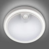 12W LED Ceiling Light with Infrared Motion Sensor, 960LM, IP65 Waterproof, Round Surface Mount, 6500K Daylight