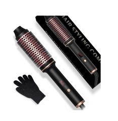 Ionic Thermal Brush – Heated Round Styling Brush with Adjustable Temp 120–210°C
