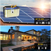 4 Pack Solar Motion Lights – 2000LM Outdoor Security