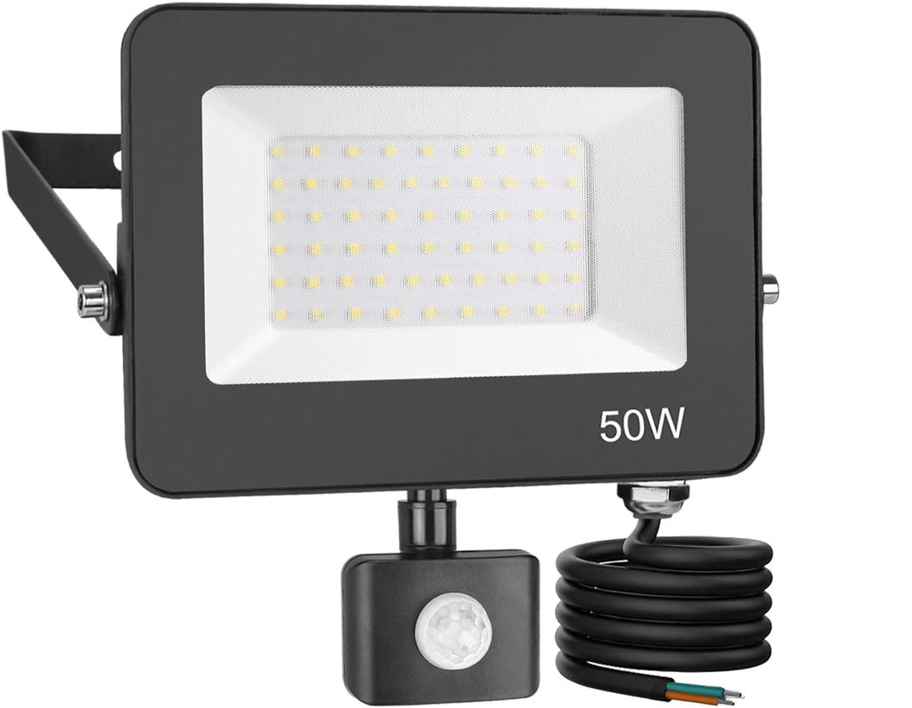 Outdoor Security Lights with Motion Sensor, 50W, 4200 Lumens, Ultra Thin, Water-Resistant Flood Light