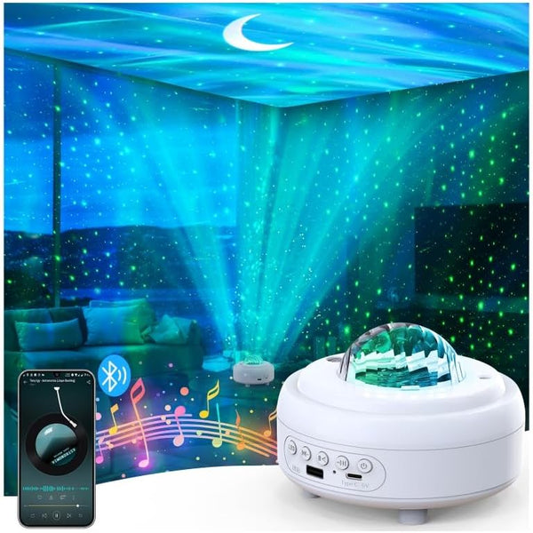 Galaxy Light Projector with Bluetooth Speaker & 8 Modes