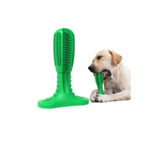 Dog Toothbrush Chew Toy – Natural Rubber Teeth Cleaning & Dental Care for Puppies