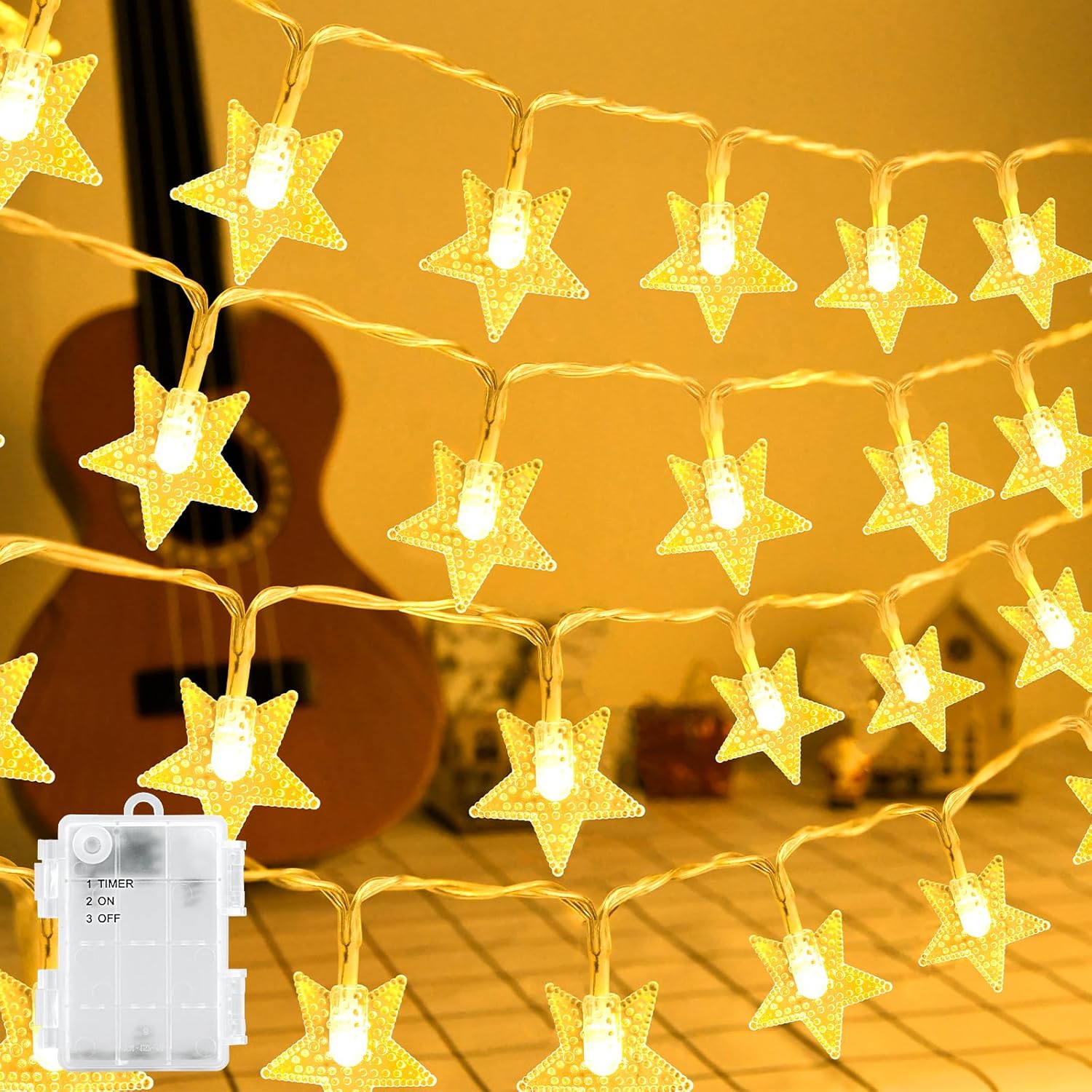 3M Star Fairy Lights – 20 LED Battery String