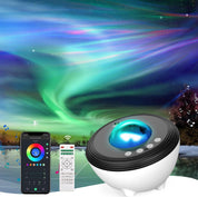Aurora Galaxy Star Projector with Bluetooth & Remote Control