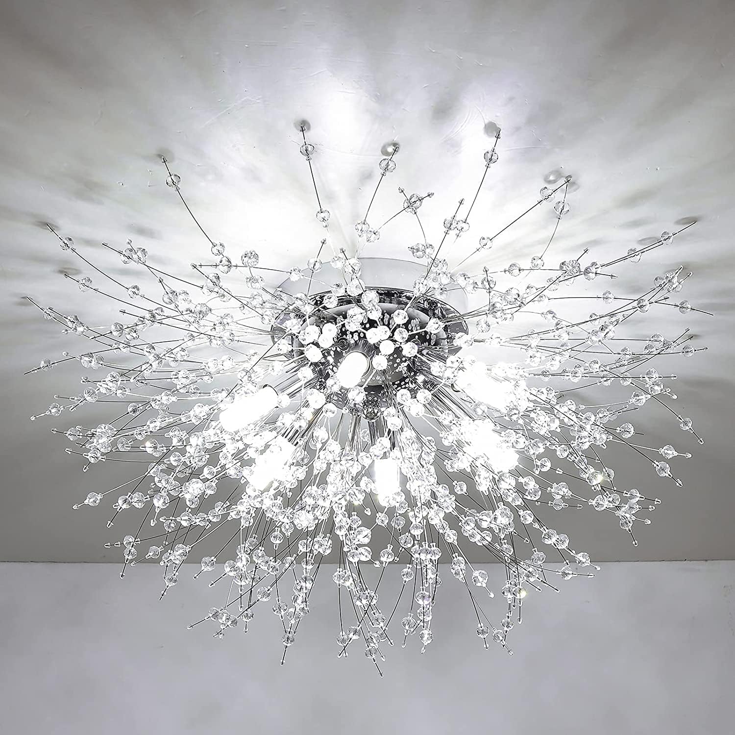 Fireworks Crystal Chandelier Ceiling Light