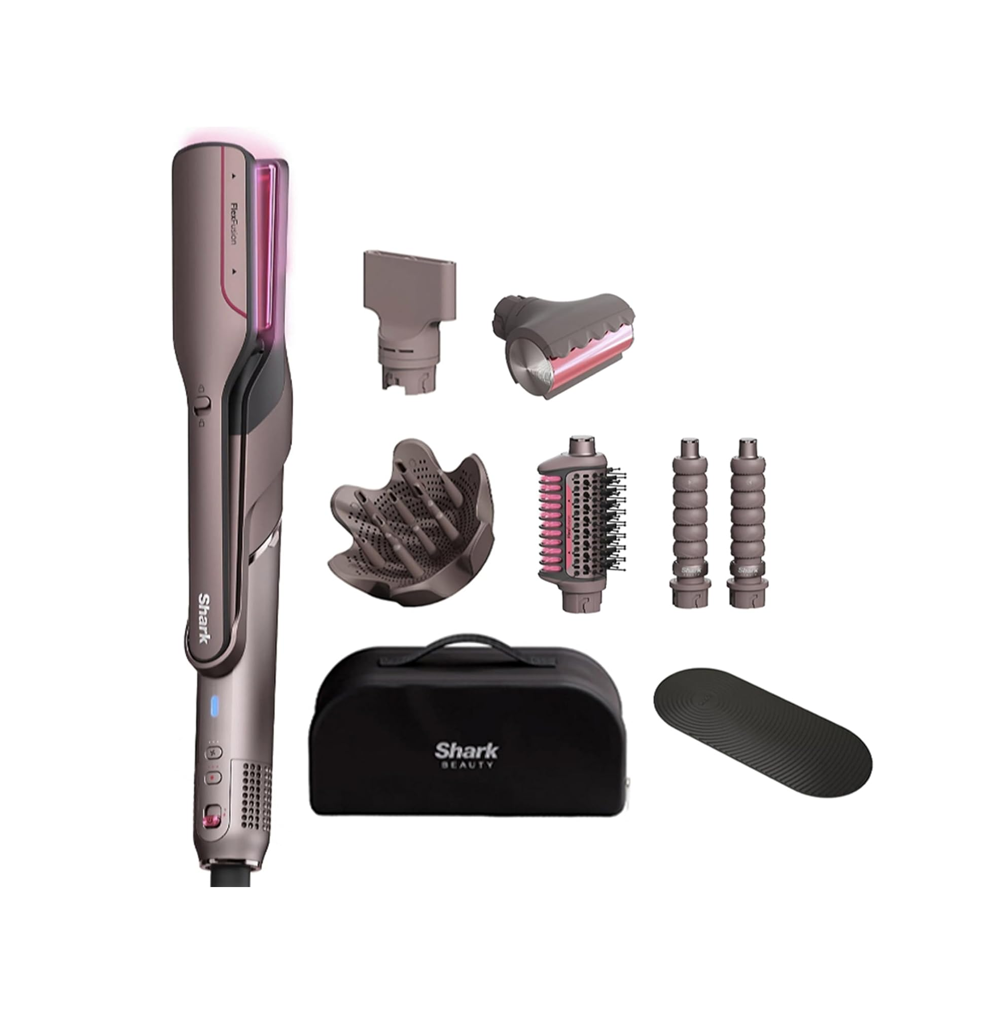 Cosmic Blush 5-in-1 Multi-Styler & Hair Straightener – Wet-to-Dry Hot Air Styler